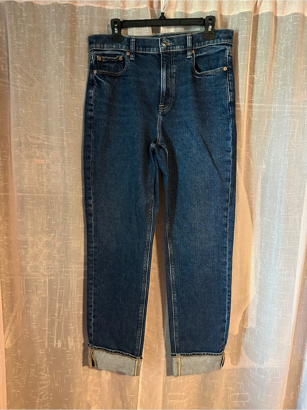 American Eagle Outfitters Indigo Straight-Leg Jeans